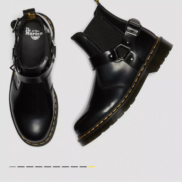 NWT DR. MARTENS WINCOX SMOOTH LEATHER BUCKLE BOOTS - Picture 11 of 11